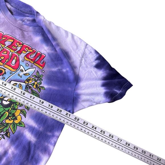Grateful Dead T-Shirt Men's Large Purple Tie Dye Retro Dancing Bear Band Tee - Picture 6 of 8